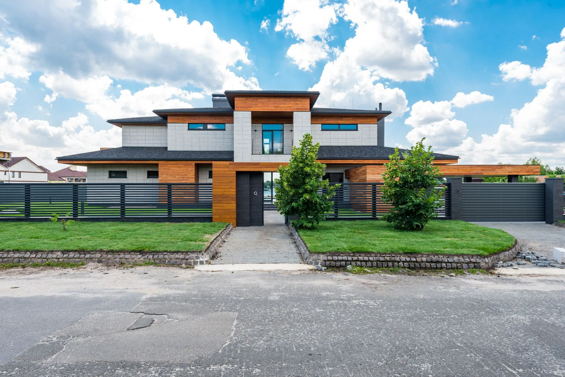 Maison contemporaine sur catalogue.